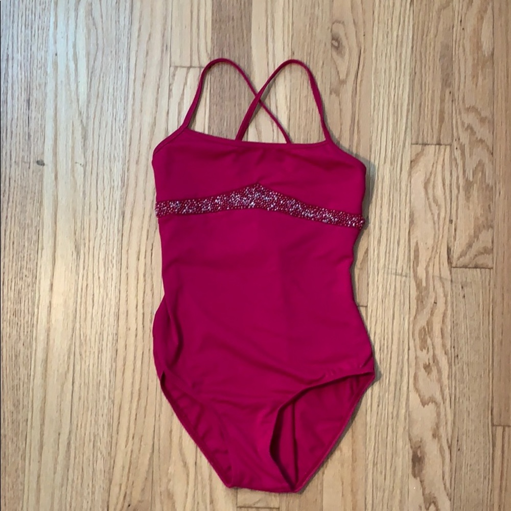 Beaded Mirella Girls Leotard